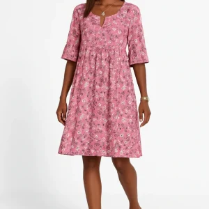 Elegante Bloemenjurk – Vrouwelijke Zomerjurk met Bloemenprint voor Elke Gelegenheid